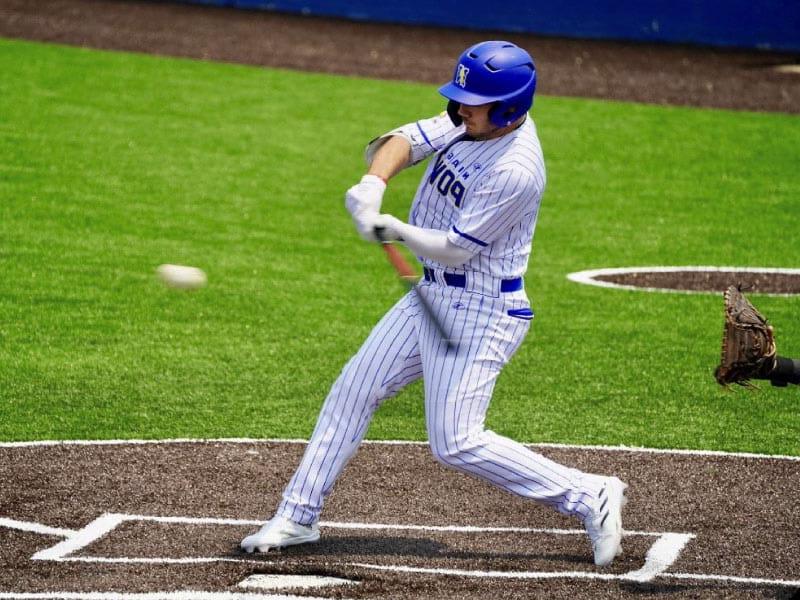 College baseball player Nick DiCarlo survived a fastball to the chest during practice that caused him to go into cardiac arrest on the field. (Photo courtesy of Amanda Baluch)